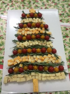 Christmas Tree Cheese Plate